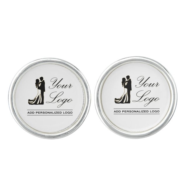 Personalized Wedding Custom Idea Add Your Design Cufflinks (Front)