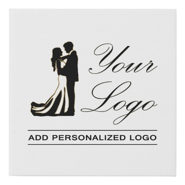 Personalized Wedding Custom Idea Add Your Design Faux Canvas Print (Front)