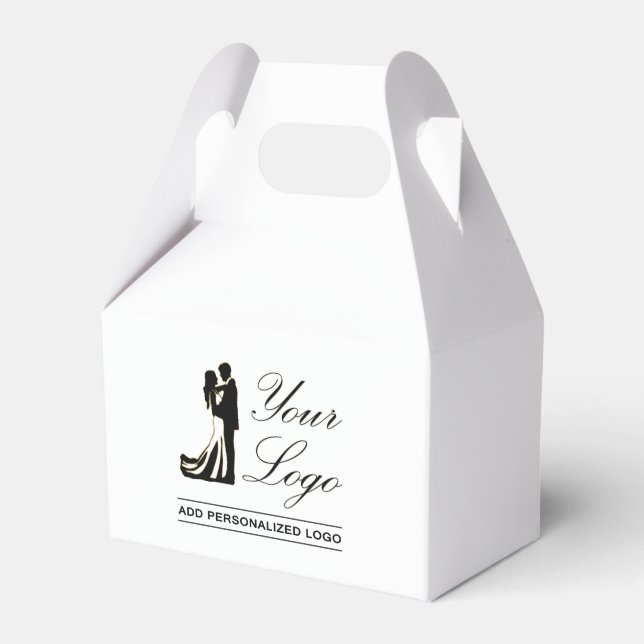 Personalized Wedding Custom Idea Add Your Design Favor Boxes (Front Side)