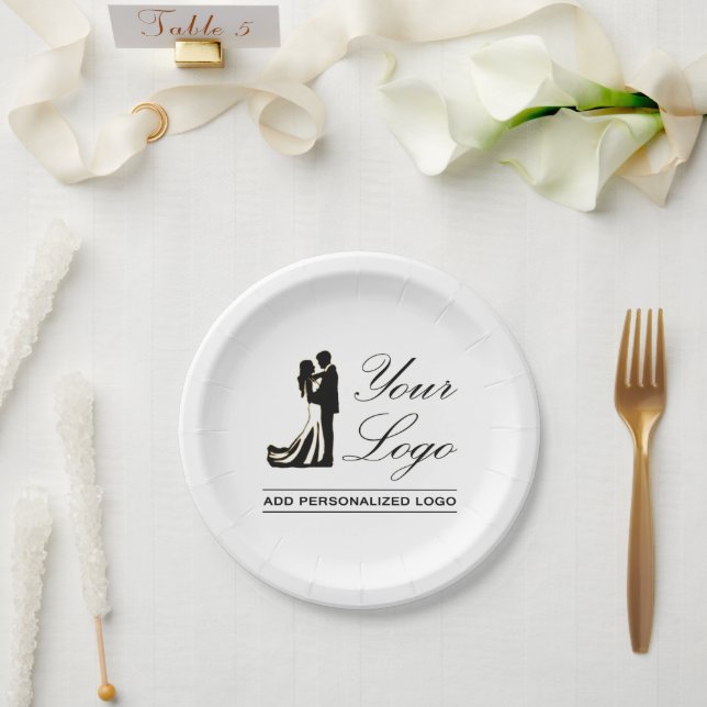 Personalized Wedding Custom Idea Add Your Design Paper Plates (Wedding)