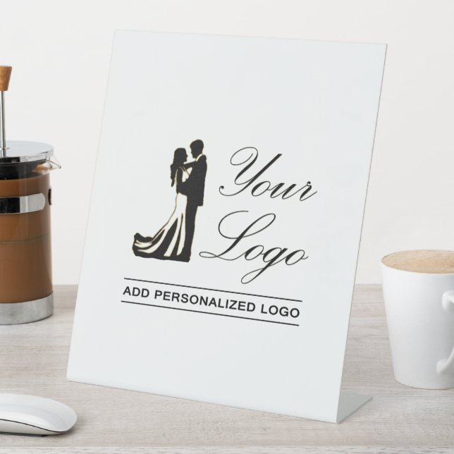 Personalized Wedding Custom Idea Add Your Design Pedestal Sign (In SItu)