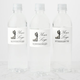 Personalized Wedding Custom Idea Add Your Design Water Bottle Label