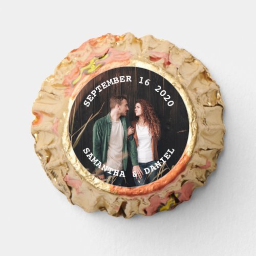 Personalized Wedding Date and Photo Reeses Peanut Butter Cups