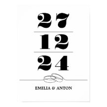 Personalized Wedding Date Poster