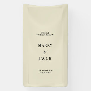 Personalized Wedding Decor Rehearsal Party Welcome Banner