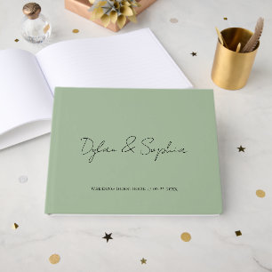 Personalized Wedding Engagement and Anniversary Guest Book