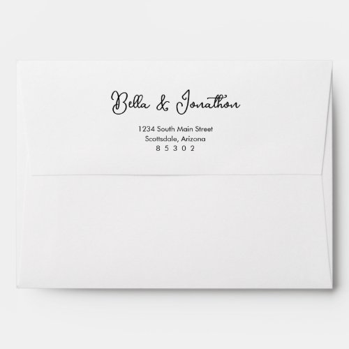 Personalized Wedding Envelope