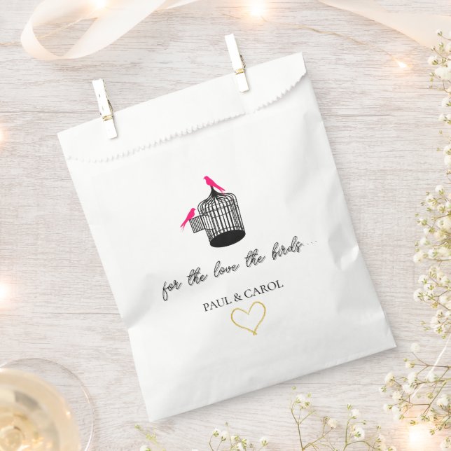 Personalized Wedding Favor Bags  (Clipped)