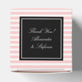 Personalized wedding favor boxes | pastel pink (Top)