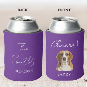 Personalized Wedding Favor Dogs Pets Cats Animal Can Cooler