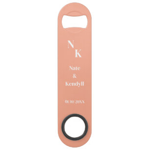 Personalized Wedding Favor Guests Custom Bar Key