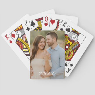 Personalized Wedding Favor Playing Cards