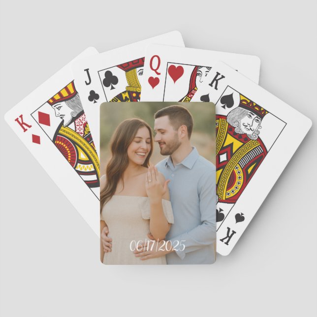 Personalized Wedding Favor Playing Cards  (Back)