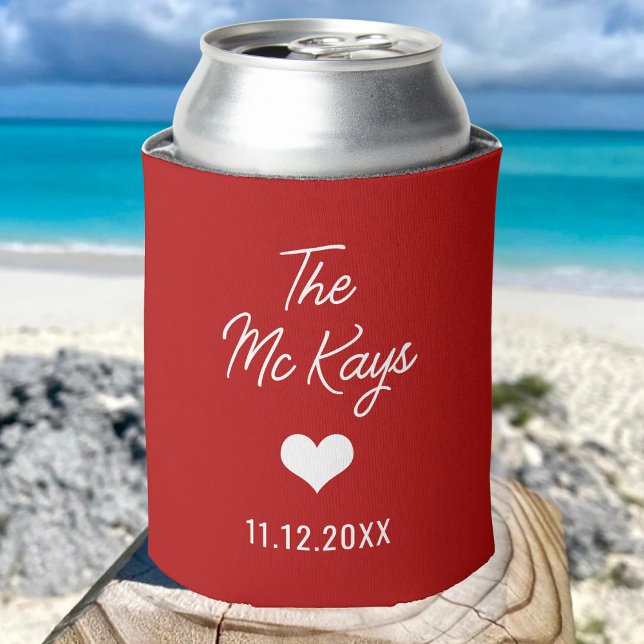 Personalized Wedding Favors Bridal Party supplies Can Cooler (Creator Uploaded)