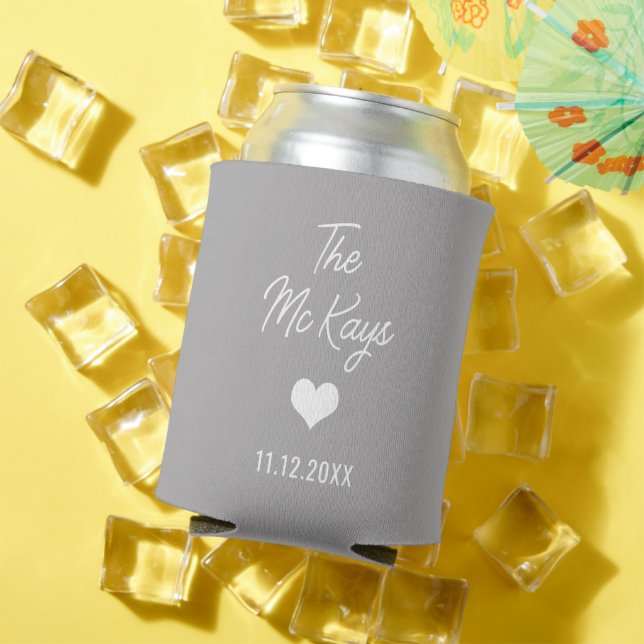 Personalized Wedding Favors Bridal Party supplies Can Cooler (In Situ Summer)