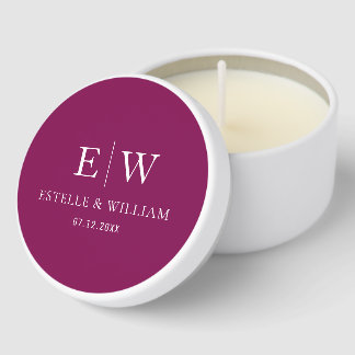 Personalized Wedding Favors Bridal Shower Party Mini Candle Favors