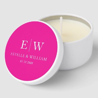 Personalized Wedding Favors Bridal Shower Party Mini Candle Favors