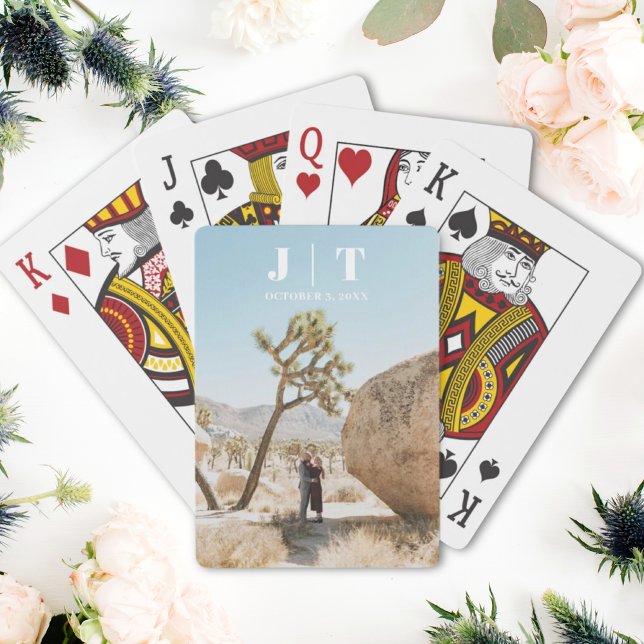 Personalized Wedding Favors Monogram Playing Cards (Personalized Wedding Favors Monogram Playing Cards)