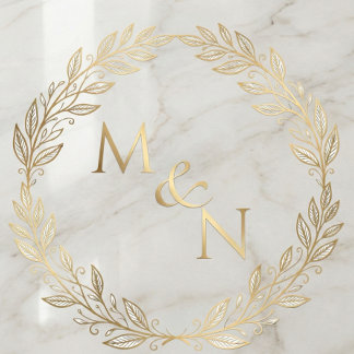 Personalized Wedding Floor Decal, Custom Names  Floor Decals