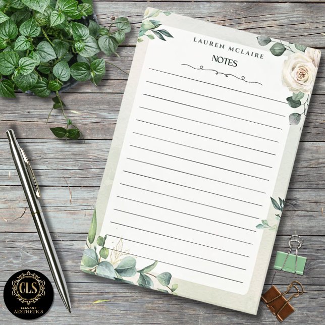 Personalized Wedding Florals Post-it Notes (Creator Uploaded)