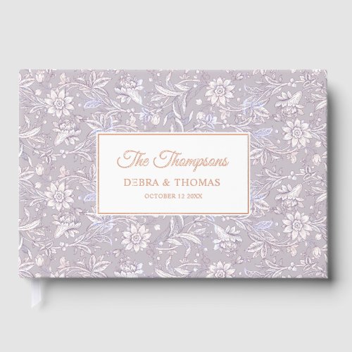 Personalized Wedding French Toile Pink Floral