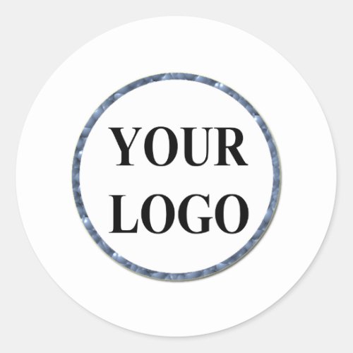Personalized Wedding Gift Customized Idea LOGO Classic Round Sticker