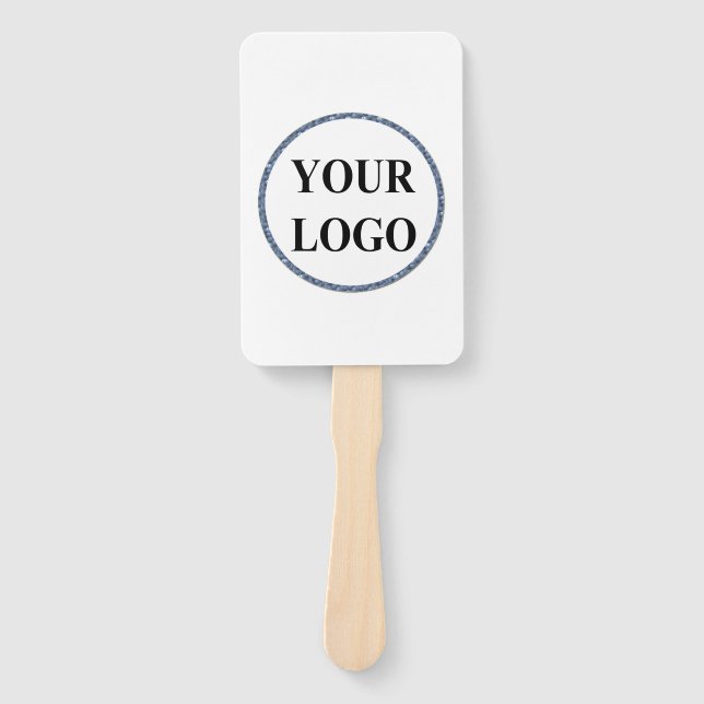 Personalized Wedding Gift Customized Idea LOGO Hand Fan (Front)