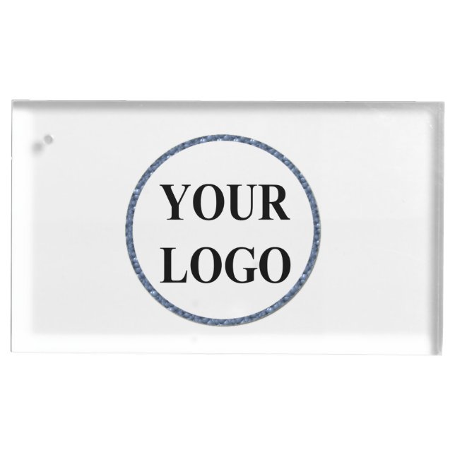 Personalized Wedding Gift Customized Idea LOGO Place Card Holder (Front)