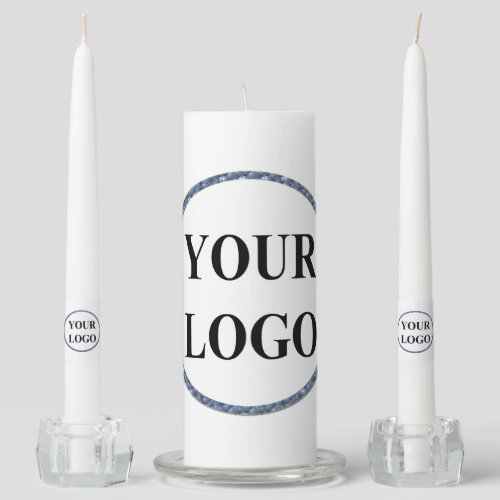 Personalized Wedding Gift Customized Idea LOGO Unity Candle Set