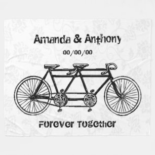 personalized wedding gift fleece blanket