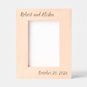 Personalized Wedding Gift for Couples Wedding Pi Engraved Frames