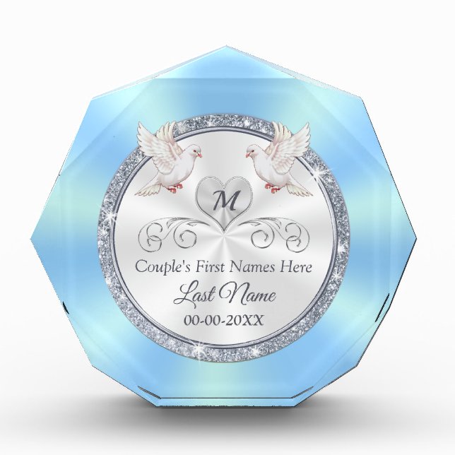 Personalized Wedding Gifts for Bride and Groom (Front)