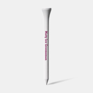 Personalized wedding Golf Tees with Names