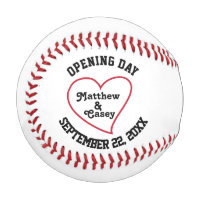 Personalized Wedding Groomsmen Ring Bearer Favor Baseball