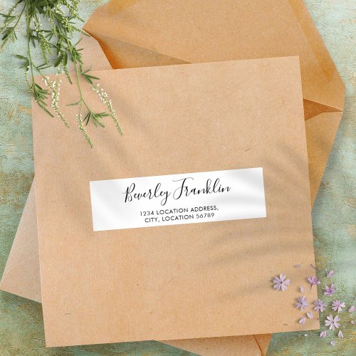 Personalized Wedding Guest Address Labels