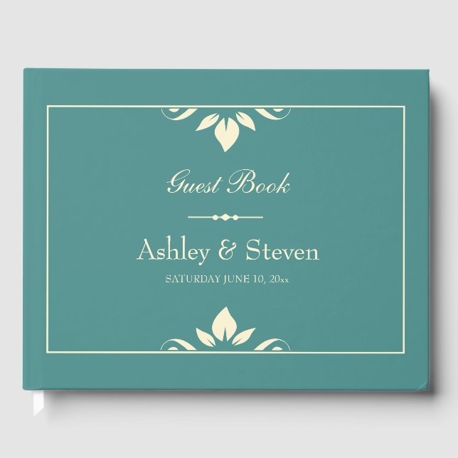 Personalized Wedding Guest Book (Front)