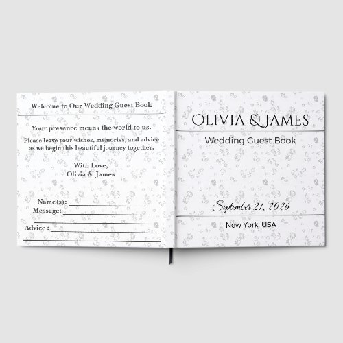 Personalized Wedding Guest Book | Elegant Classic