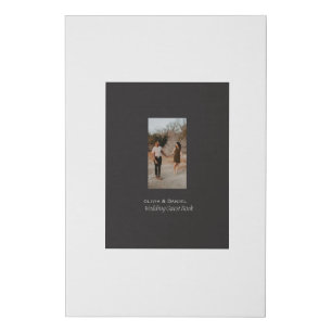 Personalized Wedding Guest Book – Romantic Outdoor