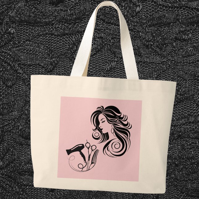 Personalized Wedding Hair Stylist Tote Bag (Customizable Wedding Hair Stylist tote bag)