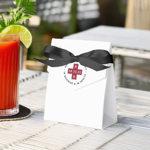 Personalized Wedding Hangover Relief Kit Favor Boxes