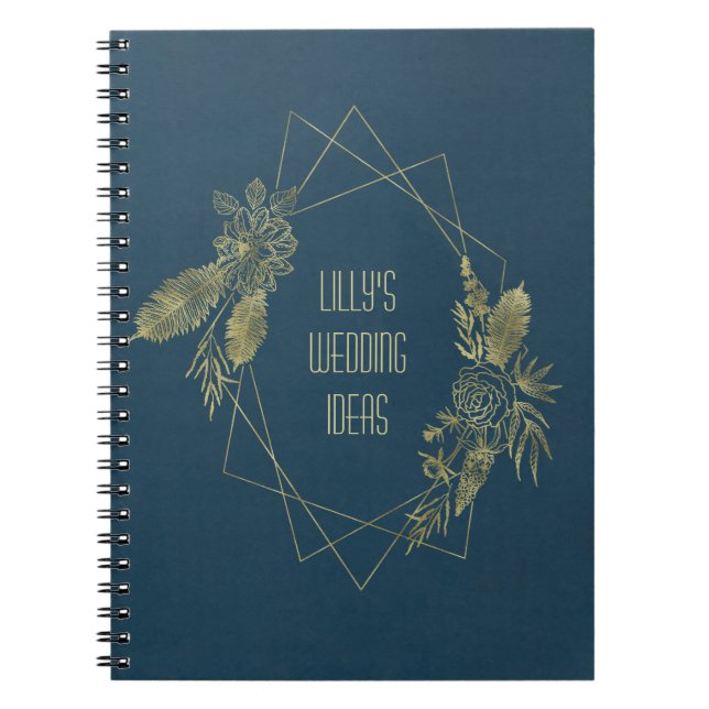 Personalized Wedding Ideas Notebook (Front)