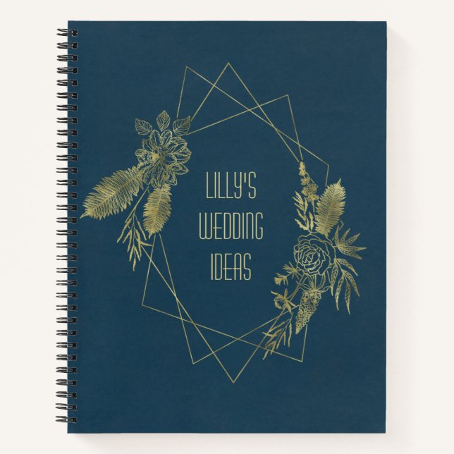 Personalized Wedding Ideas Notebook (Front)