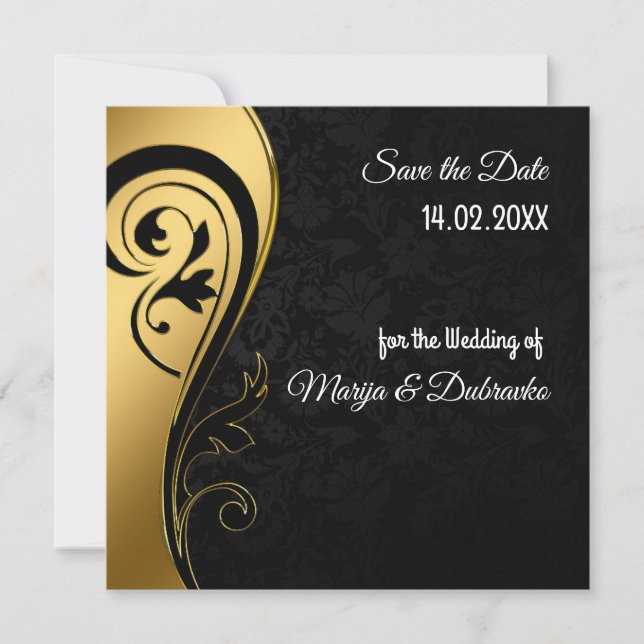 Personalized wedding invitation (Front)