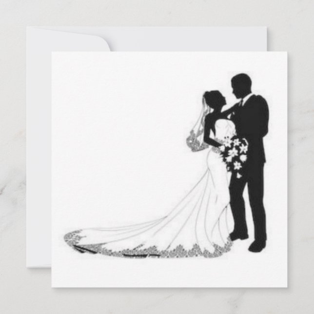Personalized wedding invitation (Back)