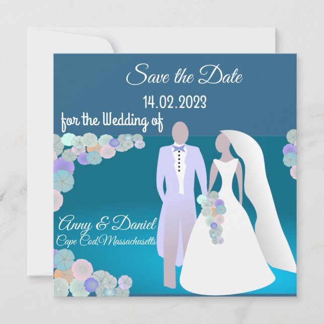 Personalized wedding invitation (Front)