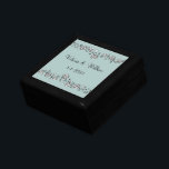 Personalized Wedding Jewelry Box<br><div class="desc">The designs are from original art.</div>