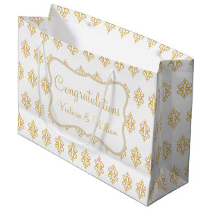Personalized Wedding Lace Gift Bag