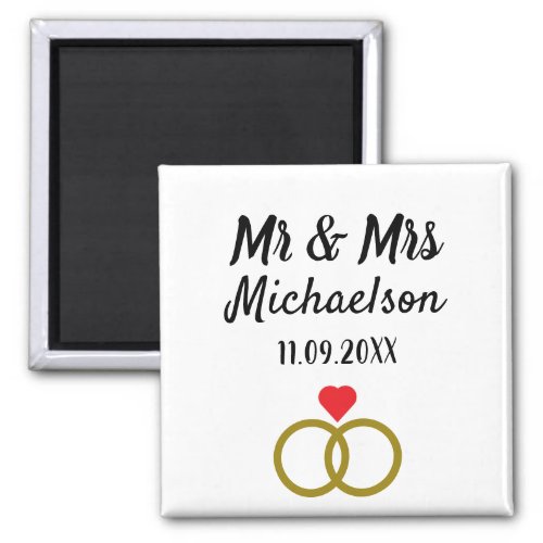 Personalized Wedding Magnet