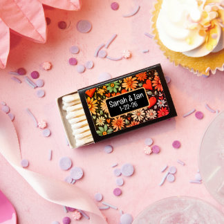 Personalized Wedding matchbook favors Matchboxes