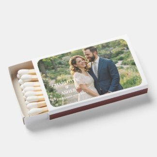 Personalized Wedding Matchbox Favor Matchboxes